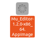 The Mu AppImage, to run.